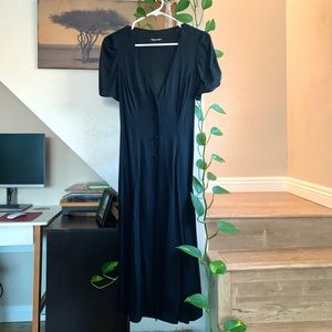 Reformation Locklin Dress in Black
